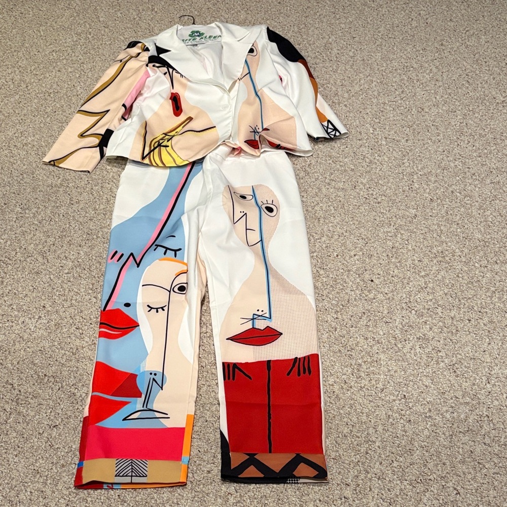 Z Crave Artistic Print Women's Pantsuit